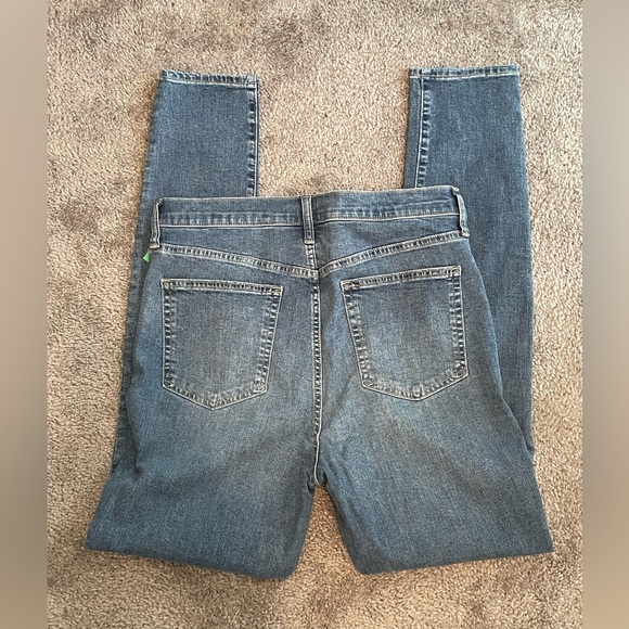 Gap High Rise True Skinny Jeans, 32 Tall, Medium Indigo - Picture 2 of 9